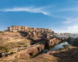 mehrangarh fort, jodhpur, rajasthan, Indien foto