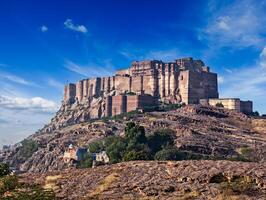 mehrangarh fort, jodhpur, rajasthan, Indien foto