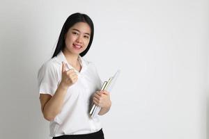 student asiatisk tjej foto