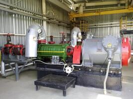 centrifugal pump för pumpning olja. foto