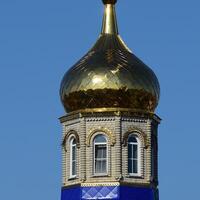 kupoler i en ortodox kyrka foto