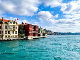 Istanbul, Turkiet april 2023. landskap och marinmålning foto