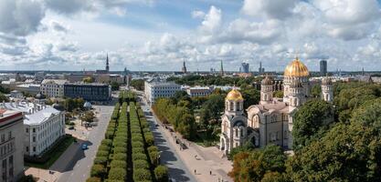 katedral av de nativity av christ i riga, lettland foto