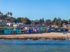 antenn se av de capitola strand stad i Kalifornien. foto