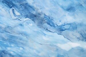 ai genererad marmor bakgrund med blå marmor textur foto