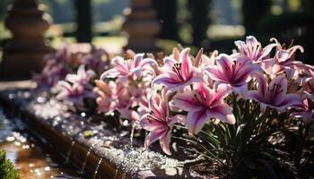 ai genererad friskhet och skönhet i natur elegant bukett genererad förbi ai foto