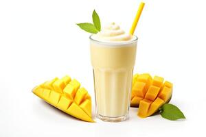 ai genererad mango milkshake ClipArt foto