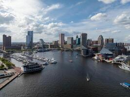 baltimore inre hamn - maryland foto