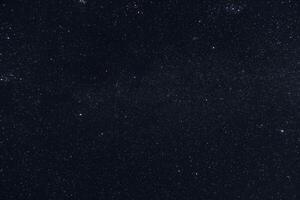 starry natt himmel bakgrund, med Plats för text foto