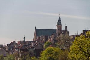 centrum av Warszawa, Polen foto