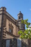 katedralen på kanarieöarna, plaza de santa ana i las palmas de gran canaria foto