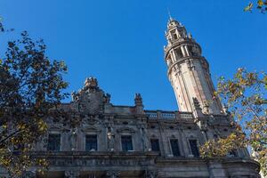 byggnaders fasader av stort arkitektoniskt intresse i staden barcelona - spanien foto