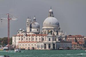 basilikan santa maria della salute i Venedig foto