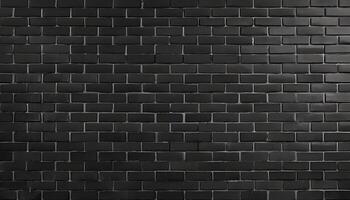 enhetlig svart tegel vägg mönster i en vagt belyst inomhus- miljö foto