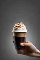 en rostat frappe kaffe glädje foto