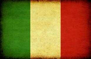 grunge italiens flagga foto