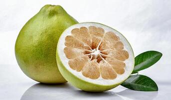 ai genererad genererad imagepomelo frukt stänga upp hög upplösning bilder foto