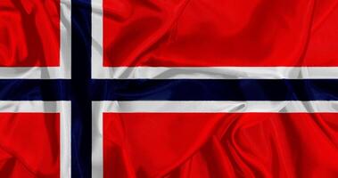 flagga av Norge realistisk design foto