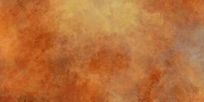 ett abstrakt målning av orange och brun färger foto