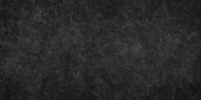 stänga upp av mörk grafit eller betong yta textur, mörk svart grunge texturerad svarta tavlan eller svarta tavlan, svartvit skiffer grunge betong vägg eller plåster, bedrövad täcka över betong textur. foto