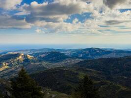 Monte stella aspromonte kalabrien bergen landascape foto