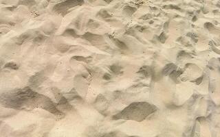 vit karibiska strand sand textur mönster playa del carmen Mexiko. foto