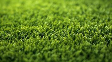 ai genererad artificiell gräs tillhandahåller en frodig och underhållsfri alternativ, ai genererad. foto
