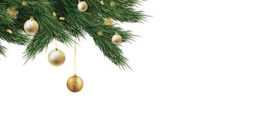 julgran på vit bakgrund, webbmall för festliga reklamartiklar foto