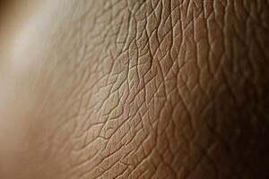 ai genererad extrem makro skott av manlig hud textur foto