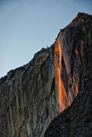 åkerfräken eldfall, yosemite foto