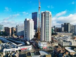 antenn se av väst croydon London stad av England bra Storbritannien. november 20:e, 2023 foto