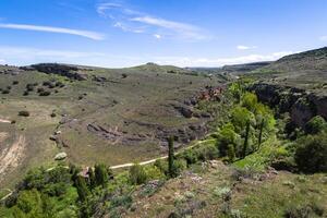 duraton kanjon och sepulveda. segovia. castilla leon. Spanien. Europa. foto