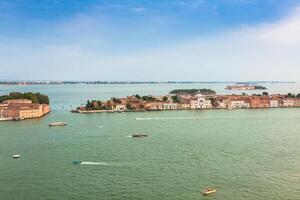 utsikt över ön San Giorgio, Venedig, Italien foto