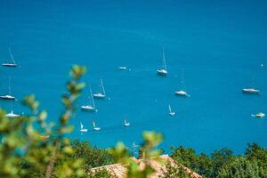 st croix sjö, les raviner du verdon, provence, Frankrike foto