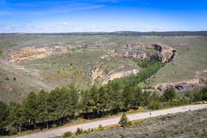 duraton kanjon och sepulveda. segovia. castilla leon. Spanien. Europa. foto