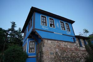 historisk traditionell hus i bursa, turkiye foto