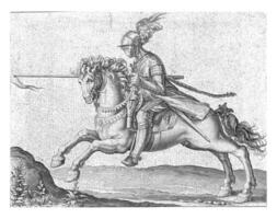 spearman, attackera vänster, Jacob de gheyn foto