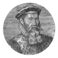 porträtt av jean celosse, johannes wierix, 1559 - innan 1585 foto