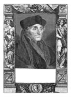 porträtt av desiderius erasmus foto