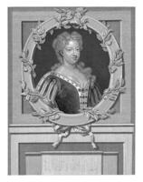 porträtt av caroline av anspach, drottning av bra Storbritannien, philip av nåd foto