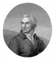 porträtt av Martin von molitor, Adam von bartsch, efter Joseph abel, 1812 foto