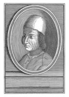 porträtt av låtskrivare piero cimatore, j. verkruys, 1750 foto