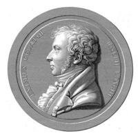porträtt av Joseph långhej, pietro anderloni, 1810 foto