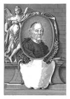 porträtt av bibliotekarie och författare ludovico antonio muratori, nicolaus de horatio, efter carlo amalfi, i eller efter 1750 foto