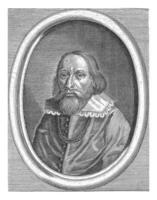 porträtt av johannus marcus marci, gerard de groo, c. 1660 - 1730 foto