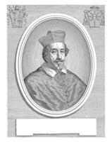 porträtt av kardinal girolamo buonvisi, giuseppe maria testana, 1658 - 1679 foto