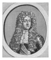 porträtt av george, prins av Danmark, francois skåpbil bleyswijck, 1681 - 1746 foto