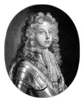 porträtt av philip v, kung av spanien, Jacob gole, efter jean francois de troy, 1700 - 1724 foto
