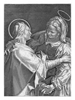 visitation, charles de malleri, 1581 - c. 1645 foto