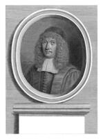 porträtt av cajus wilhad stramer, anthony skåpbil sivelvelt, 1674 - 1695 foto